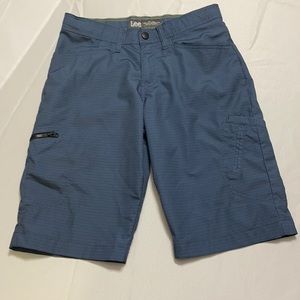 Textured blue,LEE,size14 Reg,CARGO SHORTS
